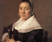 弗朗斯 哈尔斯 : Portrait Of A Seated Woman Presumedly Maria Veratti